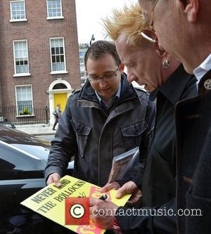 John Lydon aka Johnny Rotten out and about iand signing autographs Dublin, Ireland – 09.06.11