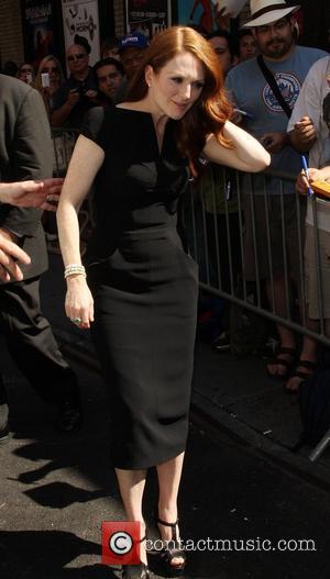 Julianne Moore 'The Late Show with David Letterman' at the Ed Sullivan Theater - Arrivals  New York City, USA...