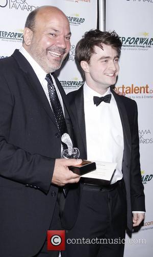 Casey Nicholaw and Daniel Radcliffe 2011 56th Annual Drama Desk Awards held at Manhattan Center - Press Room New York...