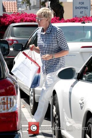 Ellen DeGeneres leaving Fred Segal with her wife after shopping together Los Angeles, California - 29.04.11