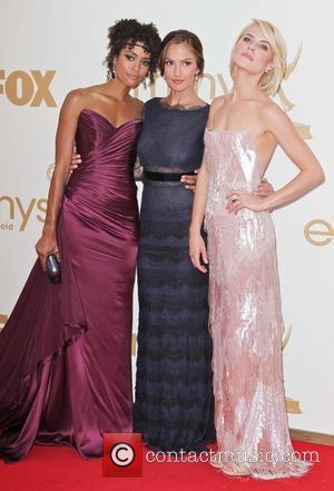 Annie Ilonzeh, Minka Kelly, Rachael Taylor The 63rd Primetime Emmy Awards held at the Nokia Theater LA LIVE - Arrivals...