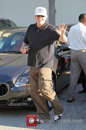 Gary Busey leaving Caffe Roma after having lunch with his girlfriend and their son Los Angeles, California - 22.11.11