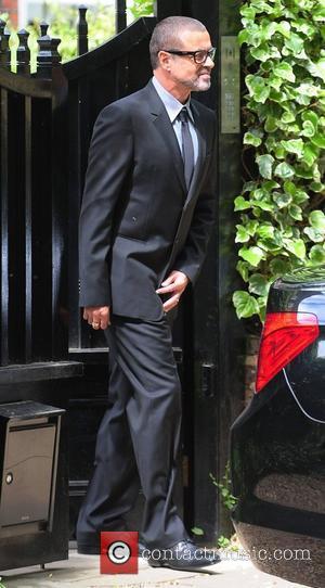 George Michael leaving home to go to a press conference London, England - 11.05.11