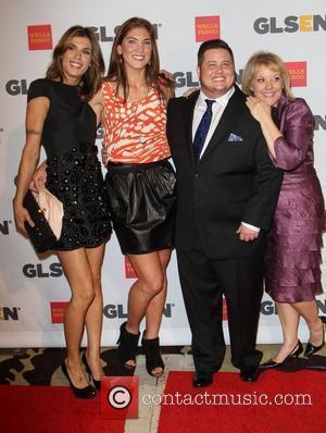 Elisabetta Canalis, Hope Solo, Chaz Bono held at the The Beverly Hills Hotel and Nancy Grace 2011 GLSEN Respect Awards...