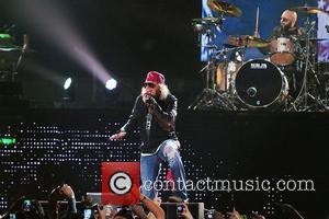Axl Rose of Guns N' Roses performs at the American Airlines Arena during his North American Tour  Miami, Florida...