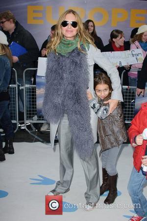 Trinny Woodall and her daughter 'Happy Feet Two' European premiere held at the Empire Leicester Square - Arrivals London, England...