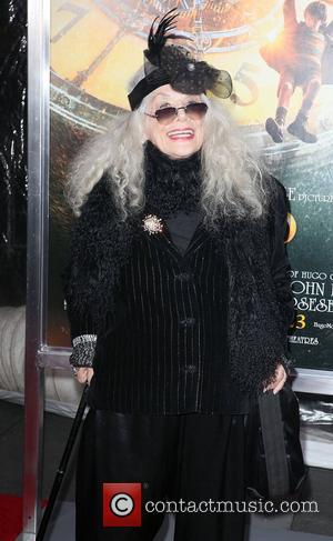 Sylvia Miles,  at the 'Hugo' premiere shown at the Ziegfeld Theatre. New York City, USA - 21.11.11