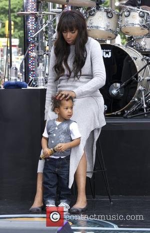 Jennifer Hudson and her son David Daniel Otunga Jr. Jennifer Hudson attends a soundcheck for CBS' 'The Early Show' after...