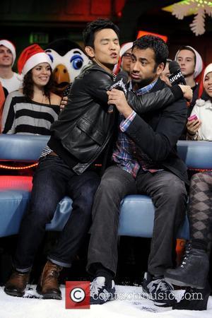 John Cho and Kal Penn  appear on New.Music.Live to promote their upcoming movie 'A Very Harold & Kumar 3D...