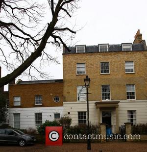 Images of Jude Law and Sienna Miller's new home in Highgate, North London. London, England - 24.01.11