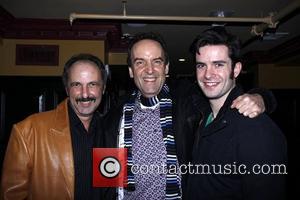 Bruce Winant, Dale Hensley and Michael Lowney After party celebrating the final performance of Kelsey Grammer and Douglas Hodge in...