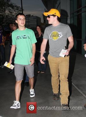 Josh Hutcherson Celebrities arriving at the Staples Center for the Lakers game Los Angeles, California - 12.04.11