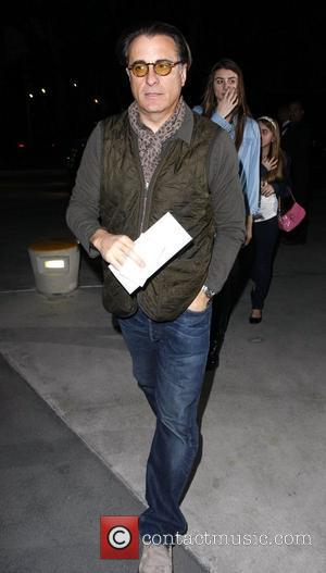 Andy Garcia arrives at the Staples Centre to watch the LA Lakers play Los Angeles, California - 28.01.11