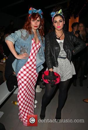 Paloma Faith and Marina Diamandis of Marina and the Diamonds London Fashion Week A/W 2011 - Ashish- Front Row London,...