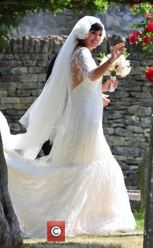 Lily Allen arriving for her wedding to Sam Cooper Cranham, Gloucestershire - 11.06.11