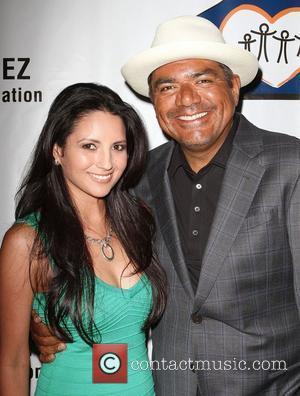 George Lopez and Cindy Vela,  The Lopez Foundation celebrates 4th of July with fireworks and a salute to our...