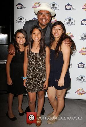 George Lopez and The Melendez Girls,  The Lopez Foundation celebrates 4th of July with fireworks and a salute to...