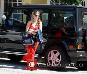 Katherine Schwarzenegger arriving to meet her mother to go shopping on Melrose Place in West Hollywood Los Angeles, California -...