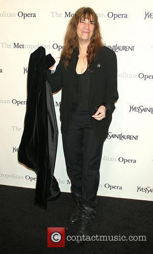 Patti Smith Metropolitan Opera gala premiere of 'Rossini's Le Comte Ory' - Inside Arrivals New York City, USA - 24.03.11