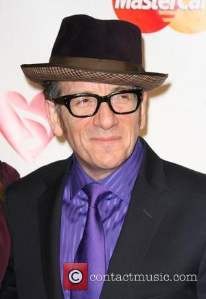 Elvis Costello 2011 MusiCares Person of the Year Tribute to Barbara Streisand held at the Los Angeles Convention Center Los...