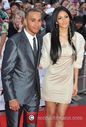 Lewis Hamilton and Nicole Scherzinger National Movie Awards held at the Wembley Arena - Arrivals. London, England - 11.05.11