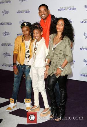Jaden Smith, Willow Smith, Will Smith and Jada Picket Smith Los Angeles Premiere of Justin Bieber: Never Say Never held...