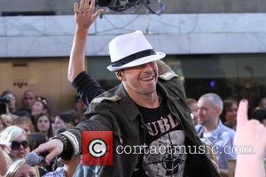 Donnie Wahlberg, New Kids On The Block and Backstreet Boys perform live on on NBC's 'Today'  New York City,...