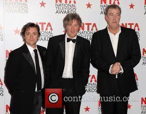 Richard Hammond, James May and Jeremy Clarkson of Top Gear,  The National Television Awards 2011 (NTA's) held at the...