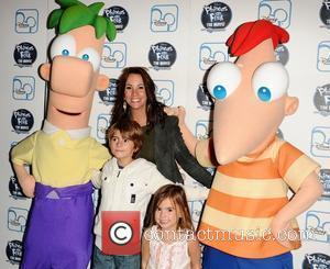 Andrea McLean and Family The UK premiere of Disney's Phineas and Ferb: Across 2nd Dimension at Apollo Piccadilly Circus London,...