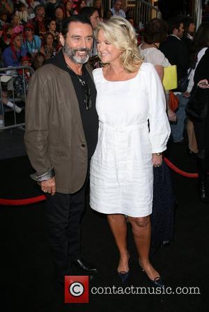 Ian McShane and wife Gwen Humble 'Pirates Of The Caribbean: On Stranger Tides' World Premiere held at Disneyland Anaheim, California...