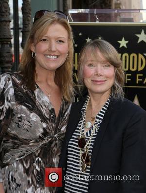 Sissy Spacek posing with a friend Sissy Spacek receives a star on the Hollywood Walk of Fame, held on Hollywood...
