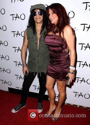 Slash and Pearla Slash hosts his concert after party at Tao nightclub inside The Venetian Resort and Casino Las Vegas,...