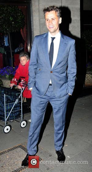 Richard Bacon,  at the Sony Radio Academy Awards held at the Grosvenor House - Departures. London, England - 09.05.11