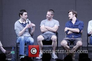 Jim Parsons, Luke Macfarlane and Lee Pace Post-show talk back with the cast of the Broadway production 'The Normal Heart'...