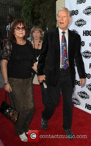 Richard Chamberlain and Guest 2011 Outfest Film Festival Screening of 'The Perfect Family' closing night held at The Directors Guild...