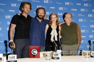 Gerard Butler, Ralph Fiennes, Jessica Chastain and Brian Cox  36th Annual Toronto International Film Festival - 'Coriolanus' press conference...