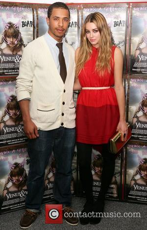 Ukweli Roach and Keeley Hazell at the UK film premiere of 'Venus and The Sun' London, England - 10.03.11
