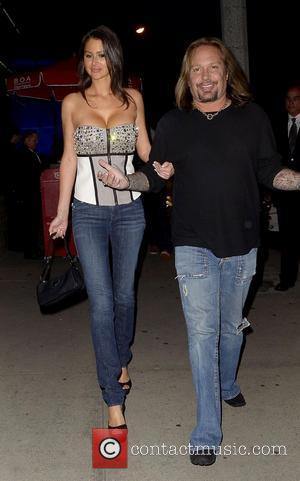 Vince Neil arriving at BOA Steakhouse with a new girlfriend for dinner Los Angeles, California - 19.04.11