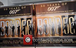 Britt Ekland 007 Days of Bond - The seven day Bond Blu-relay arrives at HMV Oxford Street on the final...