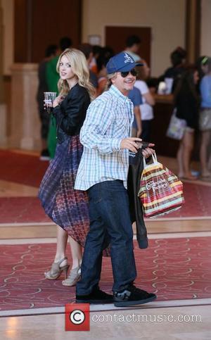 David Spade and his girlfriend Jillian Grace go to the movie theater at the Grove Hollywood, California - 06.07.12