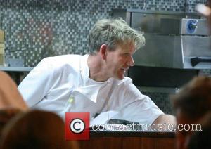 Gordon Ramsay in the restaurant at Hotel GB London, England - 02.10.12