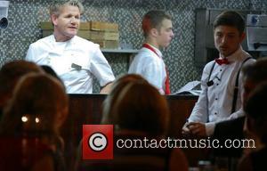 Gordon Ramsay shouts at trainee Will in the restaurant at Hotel GB London, England - 02.10.12