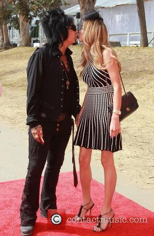 Nikki Sixx, girlfriend, Courtney Bingham  Third Annual Veuve Clicquot Polo Classic - Outside arrivals at  Will Rogers State...