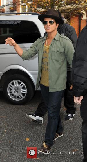 Bruno Mars at the BBC Maida Vale studios  Featuring: Bruno Mars When: 06 Dec 2012