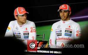 Lewis HAMILTON, GB, UK, Team McLaren-Mercedes F1 and Jenson BUTTON F1 Grand Prix in BRAZIL, Interlagos, Sao Paulo, Brazil -...