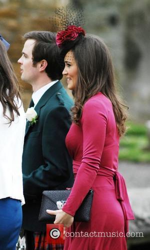 Pippa Middleton and Guest The wedding of Camilla Hook and Sam Holland in Scotland Scotland - 19.05.12
