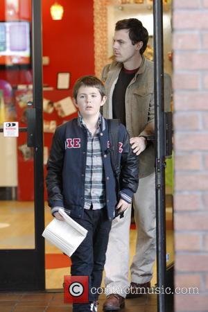 Casey Affleck; Atticus Affleck; Indian Affleck Casey Affleck leaves Kidsville in Santa Monica with his children Indiana and Atticus. They...