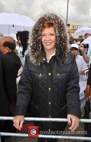 Cilla Black International Widows Day - Celebrity Goat Walk Celebrities lead herd of goats over London Bridge to mark International...