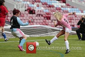 Sam Fox Celebrity Soccer Six match, held at West Ham Football Club grounds in Upton Park London, England - 20.05.12