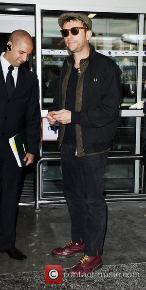 Damon Albarn  Celebrities arrive at Nice Airport for the Cannes Film Festival  Nice, France - 16.05.12